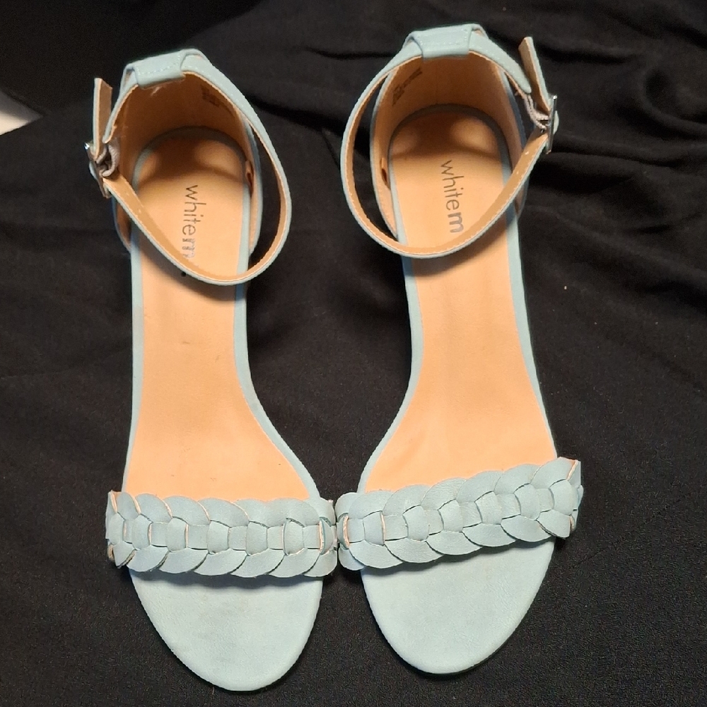 WHIT Light Blue Braided Sandals